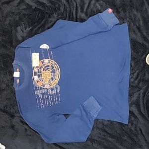 Vintage The North Face men's L thermal long sleeve Trans Antarctica 1990 patch